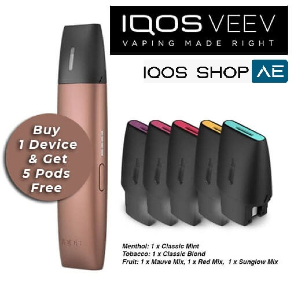 iqos veev prezzo Buy VEEV ONE pods for VEEV ONE devices main image 1