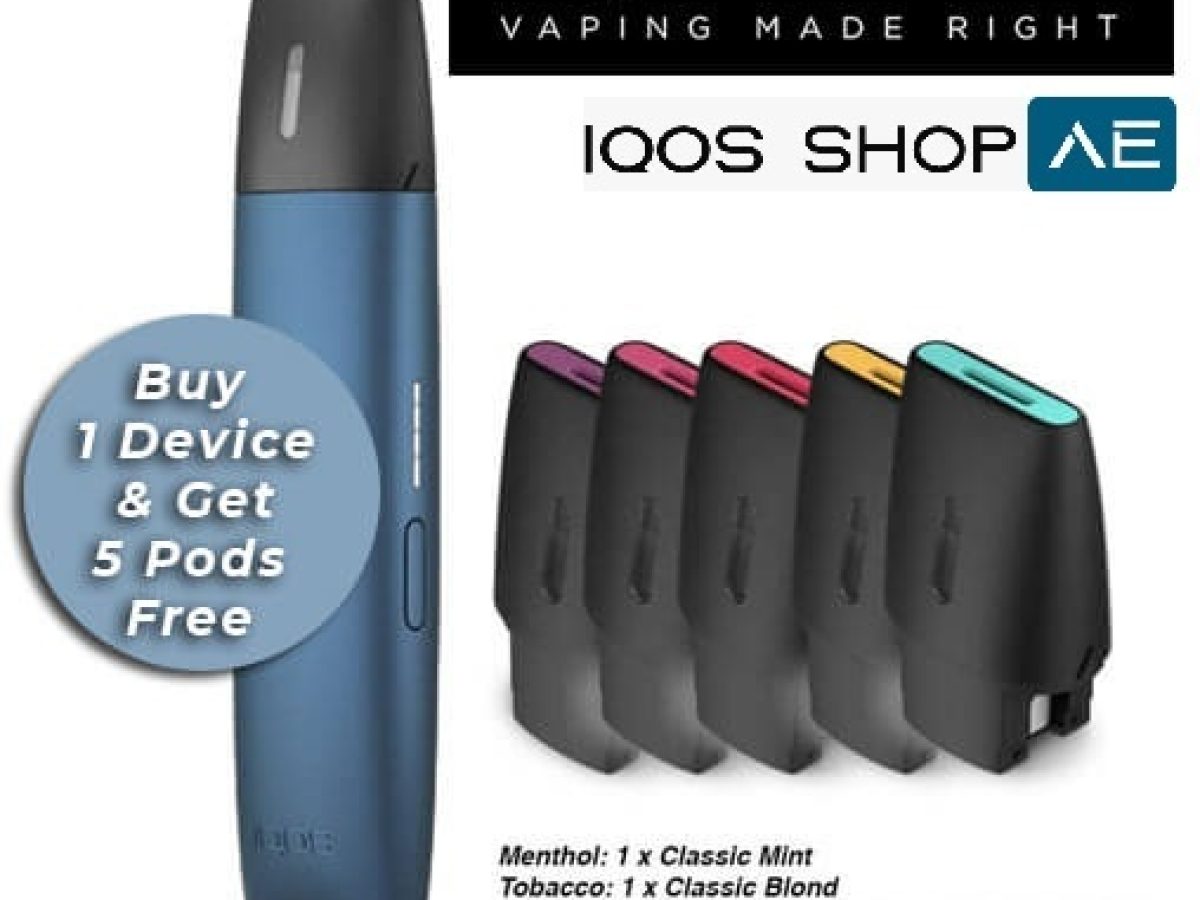 BEST IQOS VEEV STARTER KIT MARINE BLUE IN DUBAI UAE