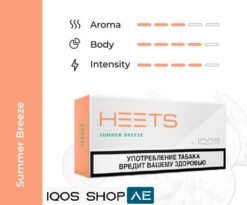 HEETS PARLIAMENT SUMMER BREEZE Each pack contains 20 HEETS tobacco sticks, single carton contains 10 packs of HEETS (200 tobacco sticks).