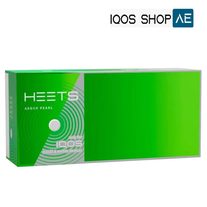 HEETS ARBOR PEARL Each pack contains 20 HEETS tobacco sticks, single carton contains 10 packs of HEETS (200 tobacco sticks).