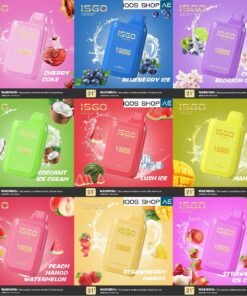 Alternative view of ISGO BAR DISPOSABLE VAPE 10000 PUFFS
