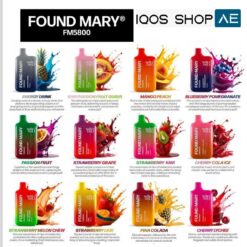 FOUND MARY FM 5800 PUFFS DISPOSABLE IN DUBAI