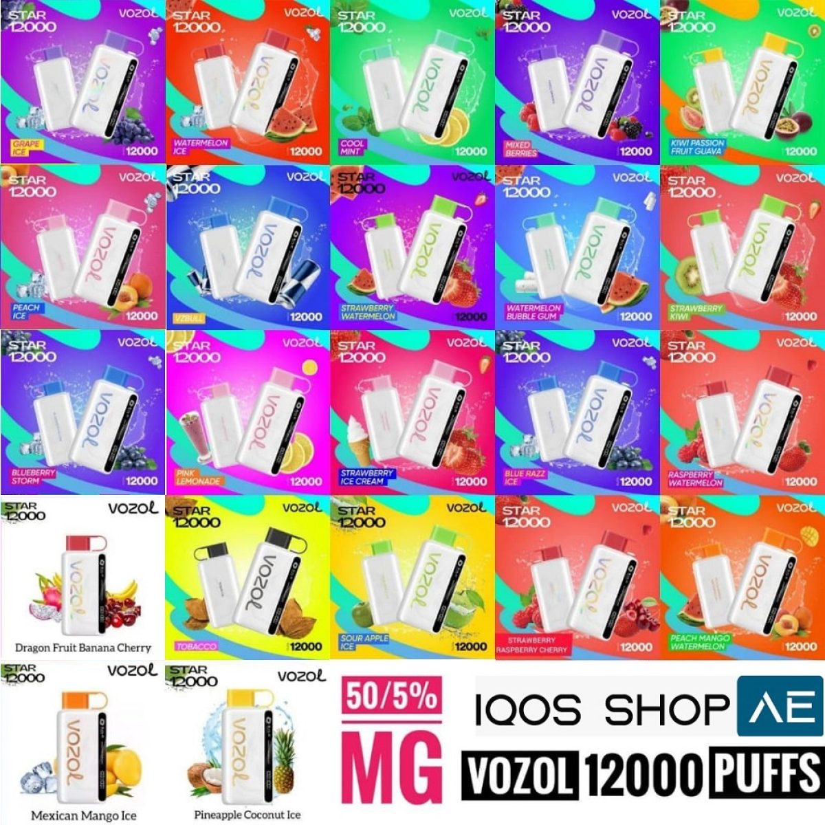 vozol 12000 Vozol Star 12000 - Mexican Mango Ice (5% nic) - buy hookah tobacco at a  good price in Poland main image 0