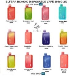 ELFBAR BC10000 DISPOSABLE VAPE 20 MG IN DUBAI