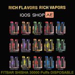 FITBAR SHISHA 30000 PUFFS DISPOSABLE VAPE