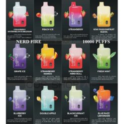 Alternative view of NERD FIRE 10000 PUFFS 20MG IN UAE