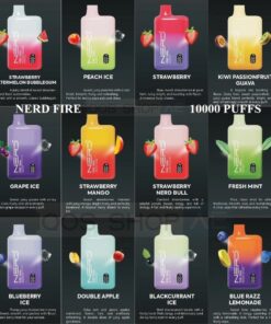 Alternative view of NERD FIRE 10000 PUFFS 20MG IN UAE