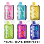 VOZOL RAVE 40000 PUFFS DISPOSABLE VAPE IN UAE