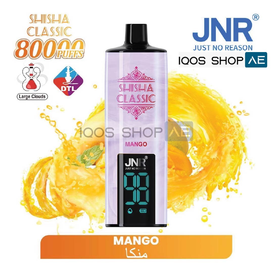 JNR SHISHA CLASSIC 80K PUFFS DISPOSABLE VAPE - Image 3