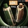 OXBAR SHISHA 60K PUFFS DISPOSABLE VAPE