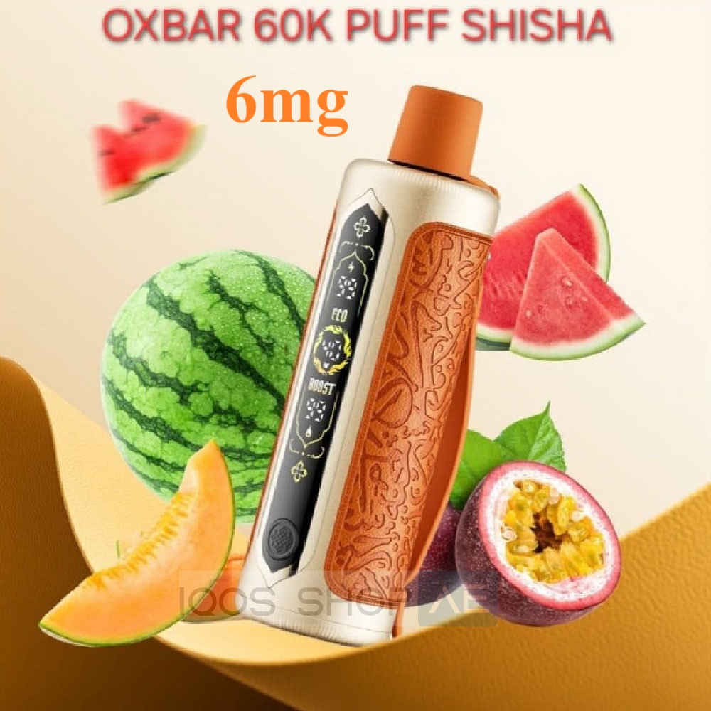 OXBAR SHISHA 60K PUFFS DISPOSABLE VAPE - Image 2